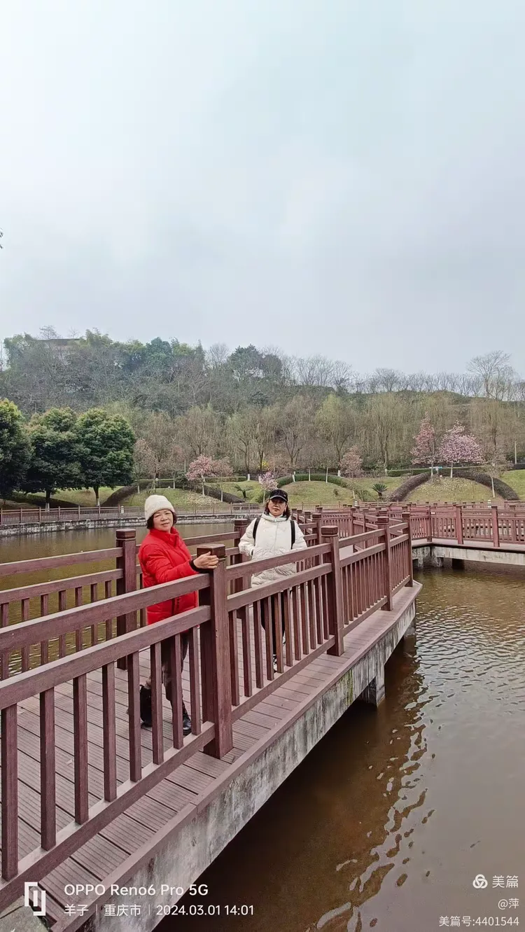 3月1日,两家人江津圣泉寺鼎山公园游玩
